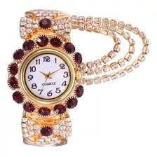 Reloj Inglés Con Diamantes Para Mulheres