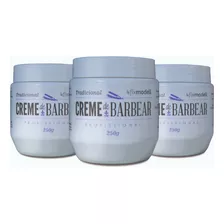 Creme De Barbear Fixmodell -tradicional -250g Kit Com 3un.