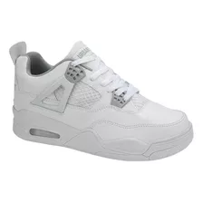 Tenis Escolar Urban Shoes Blanco Juniors End1