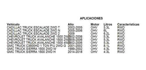 Filtro De Aire Sierra 3500hd Denali 2015 - 2016 6l Mfi Gas Foto 4