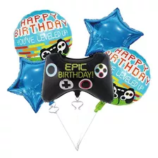 Set Bouquet Globos Gamer