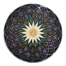 Painel Mandala Textura Em Pedras .80 Cm : Frete Grátis