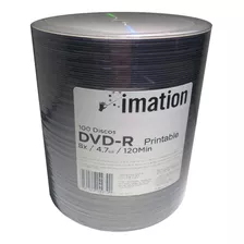 Dvd Imation Imprimible Bulk X 100 Unidades