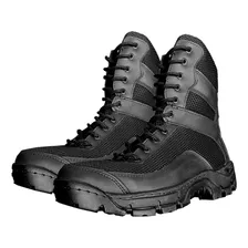 Bota 01 Negro Tactico Militar Casual