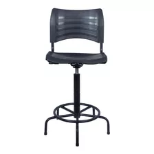 Cadeira Caixa Alta Plástica Secretária Recepcao Design Clean