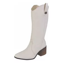 Bota Vaquera Larga Para Mujer Castalia Ice 139-28