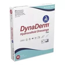 Dynarex Apósito Parche Hidrocoloide 10 X 10 Cm 10 Piezas 
