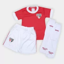 Conjunto Infantil Menino Do São Paulo Lindo