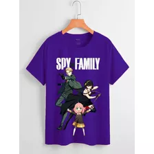 Polera Estampada En Dtf Spy X Family Senshi Cod 003