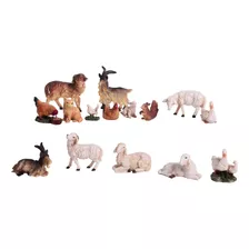 Animales Para Pesebre De 7 Cm Con 15 Figuras