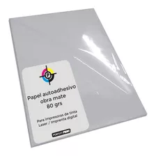 Perfect Print A4 Papel Autoadhesivo De 20 Hojas De 80g Color Blanco Por Unidad