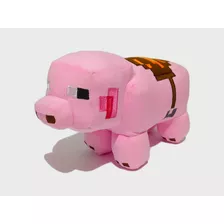 Peluche Minecraft Cerdo Con Montura
