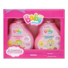 Kit Shampoo E Condicionador Camomila Bebê Menina Baby Muriel