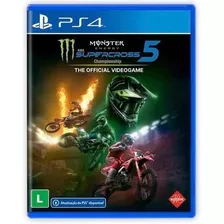 Monster Energy Supercross 5 Jogo Ps4/ps5 Mídia Física