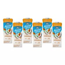 Kit 6 Bebida Vegetal De Amêndoa Almond Breeze Sabor Coco 1l