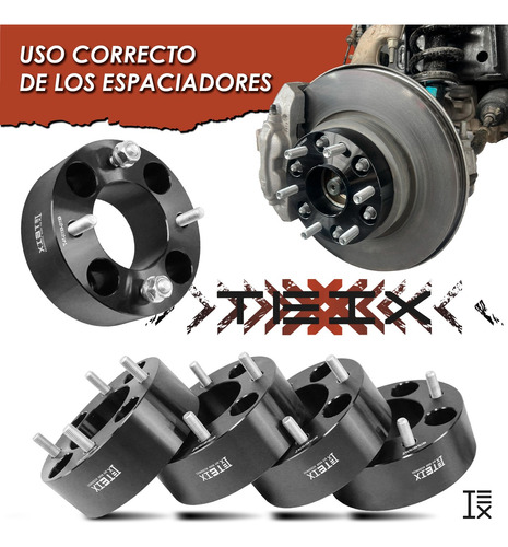 Kit Espaciadores 4/110 2pLG Honda Trx 420 2007 Al 2016 Teix Foto 6