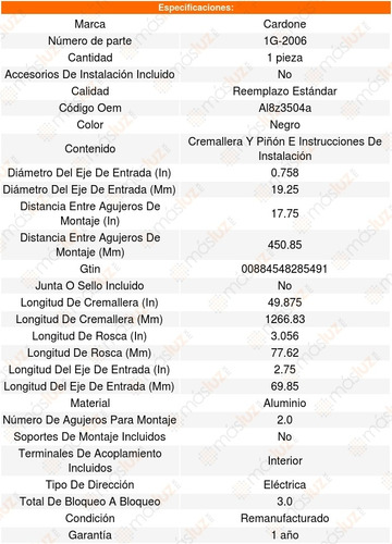 Cremallera Direccion Electroasistida Mariner 2010 Al 2011 Foto 5