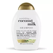 Shampoo Ogx Nourishing + Coconut Milk En Botella De 385ml Por 1 Unidad