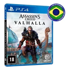 Assassins Creed Valhalla Ps4 Mídia Física Dublado Português