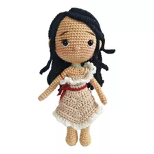 Princesa Pocahontas | Muñeca Tejida | Amigurumi 22 Cm