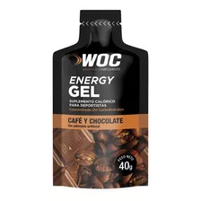Gel Energético Woc Frutilla, Naranja, Café Y Chocolate, 40g 