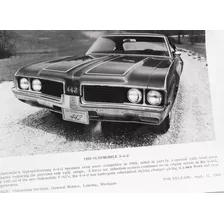 Foto Antigua Oldsmobile 442 1969 No Folleto Manual Auto Coup