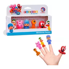 Dedoche Fantoche Mini Miniaturas 5 Pçs Turma Do Pocoyo