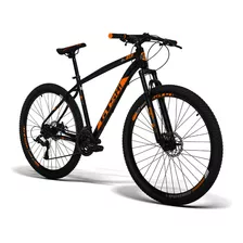 Mountain Bike Gtsm1 Ride New Aro 29 Freio À Disco Mecânico Câmbios Gts Tsi 21v Cor Preto/laranja Quadro 21