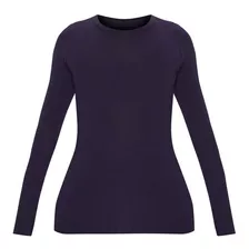 Blusa Feminina Básica Manga Longa Atemporal 