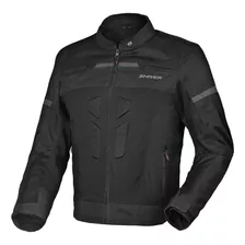 Jaqueta Para Moto Masculina Ventilada Preto Shiver