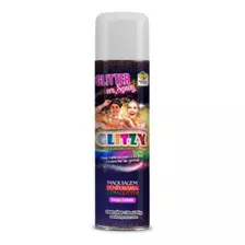 2 Spray Glitter Glitzy Prata 150ml Para Roupa E Corpo