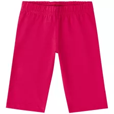 Bermuda Infantil Cotton Pink Estilo Ciclista