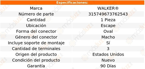 Sensor Posicin Cmp Escape Bmw 330ci L6 3.0l 01/06 Walker Foto 6