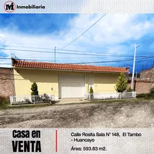 Se Vende Amplia Y Bonita Casa En El Tambo - Huancayo
