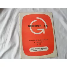 Manual Instrucciones Germor Pala De Carga Antiguo Tractor