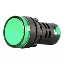 Luz Piloto Led Ojo De Buey Verde Baw