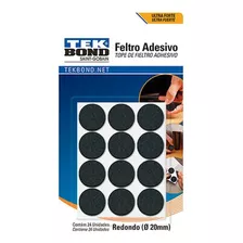 Kit 48 Feltro Protetor Adesivo Pé Sofá Cadeira Mesa Tekbond