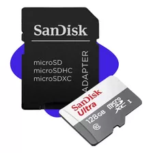 Cartão Memoria Ultra Micro Sd 128gb Para Camera Segurança Ip