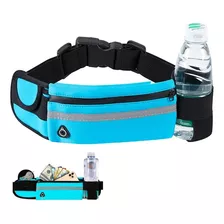 Pochete Fitness Corrida Academia Porta Celular Cor Azul