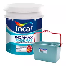 Incamax Rinde Más Látex Interior Concentrado 10lts + Balde