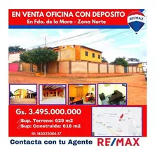 Vendo Oficinas Con Depósitos En Fernando De La Mora, Central
