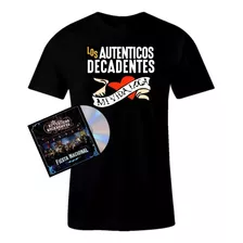 Playera Auténticos Decadentes+ Cd-dvd Mtv Unplugged Digipack