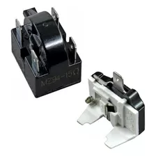 Juego Relé Ptc Partida Compresor 1/6 Hp Y Térmico Para R600