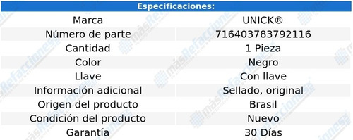 Tapn Gasolina C/llave Citroen C8 1999-2008 Unick Foto 3