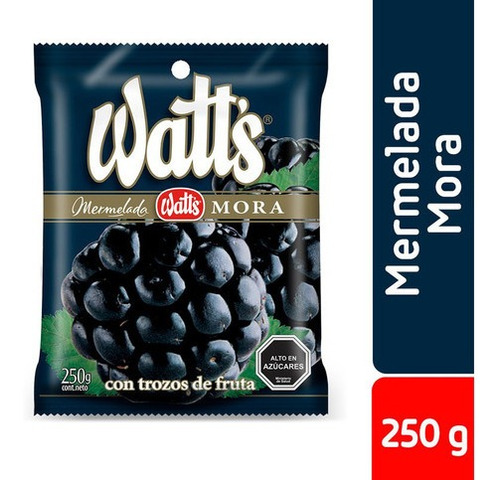 Watt's Mermelada Mora 250 Grs