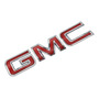 Emblema Parrilla Gmc Sierra Yukon Denal 2007 2019 Rojo Cromo