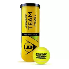 Tubo De Pelotas De Tenis Dunlop Team Padel X3u #&