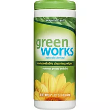 Green Works Toallitas De Limpieza Compostables, Toallitas D.