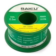 Soldadura Estaño Baku 50g 0.2mm Para Microsoldadura.