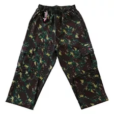 Calça Camuflada Cargo 6 Bolsos Pesca Aventura P M G Gg Xg